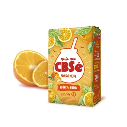 Yerba Mate CBSé Sabor Naranja